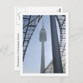Olympiaturm Postkarte (Vorne/Hinten)