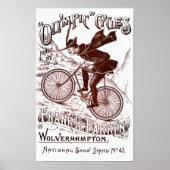 Olympic Cycles Vintage Poster (Vorne)