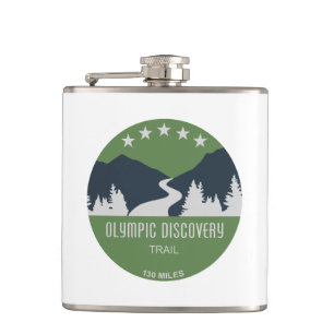 Olympic Discovery Trail Washington Staat Flachmann