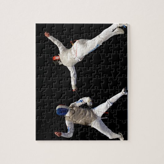 Olympic Fencing Lunge and Parry Puzzle (Vertikal)