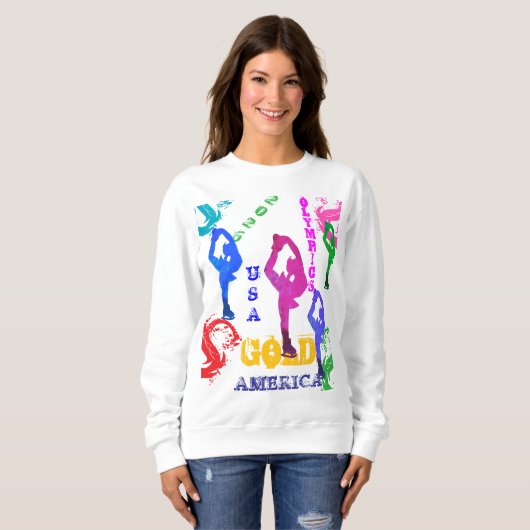 OLYMPIC ICE SKATING SWEATSHIRT (Vorne ganz)
