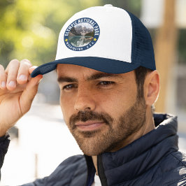 Olympic Naional Park Photo Mountain Landscape Truckerkappe