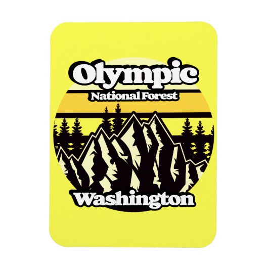 Olympic National Forest, Washington Magnet (Vertikal)