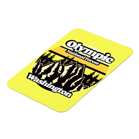 Olympic National Forest, Washington Magnet (Linke Seite)