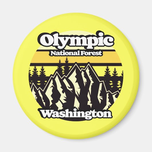 Olympic National Forest, Washington Magnet (Vorne)