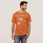 Olympic National Park Drawing Illustration friends T-Shirt (Vorne ganz)