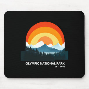 Olympic National Park Est 1938 Wa State T-Shirt Mousepad