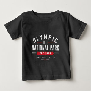 Olympic National Park Gegr. 1938 Vintage-Abenteuer Baby T-shirt