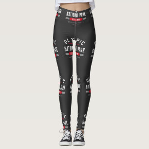 Olympic National Park Gegr. 1938 Vintage-Abenteuer Leggings