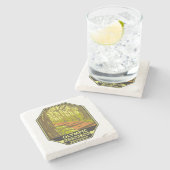 Olympic National Park Hoh Rainforest Washington Steinuntersetzer (Seitenansicht)