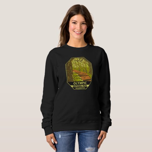 Olympic National Park Hoh Rainforest Washington Sweatshirt (Vorne ganz)