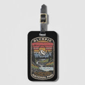 Olympic National Park Luggage Tag Gepäckanhänger (Vorderseite Vertikal)