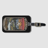 Olympic National Park Luggage Tag Gepäckanhänger (Vorderseite (Horizontal))