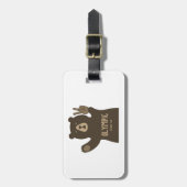 Olympic National Park Peace Bear Gepäckanhänger (Vorderseite vertikal)