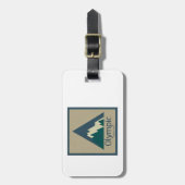 Olympic National Park Rustic Gepäckanhänger (Vorderseite vertikal)