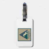 Olympic National Park Rustic Gepäckanhänger (Rückseite vertikal)