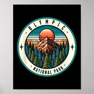 Olympic National Park Washington Familienreise Poster