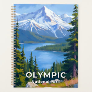 Olympic National Park   Washington Reise Kunst Planer