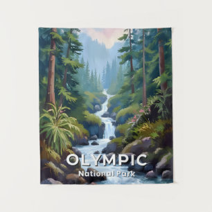 Olympic National Park Washington Reise Wandteppich