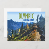 Olympic National Park Washington Staat Flat Card (Vorne/Hinten)