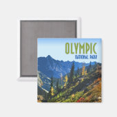 Olympic National Park Washington Staat Vintag Magnet (Vorderseite/Rückseite)