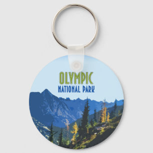 Olympic National Park Washington State Vintage Schlüsselanhänger