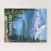 Olympic National Park | Washington Travel Art Puzzle (Horizontal)