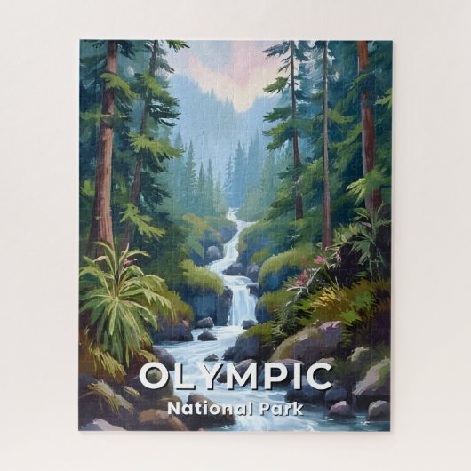 Olympic National Park | Washington Travel Puzzle (Vertikal)