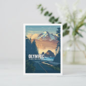 Olympic National Park Washington USA Postkarte (Stehend Vorderseite)