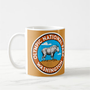 Olympic-Nationalpark-Emblem-Tasse Kaffeetasse