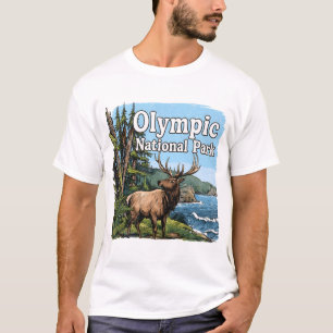 Olympic-Nationalpark-Gebirgslandschaft T-Shirt