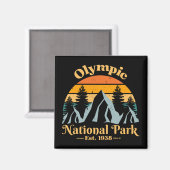 Olympic-Nationalpark Magnet (Vorderseite/Rückseite)