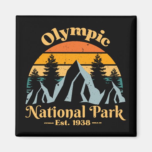 Olympic-Nationalpark Magnet (Vorne)