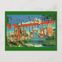 Olympic-Nationalpark-Postkarte