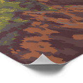 Olympic-Nationalpark-Reiseplakat Poster (Ecke)