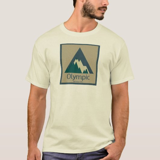 Olympic-Nationalpark Rustikal T-Shirt (Vorderseite)
