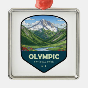 Olympic-Nationalpark-Schild Ornament Aus Metall