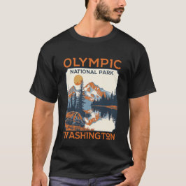 Olympic Nationalpark-Washington Abenteuer T-Shirt