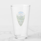 Olympic-Nationalpark Washington Arrowhead Glas (Rückseite)