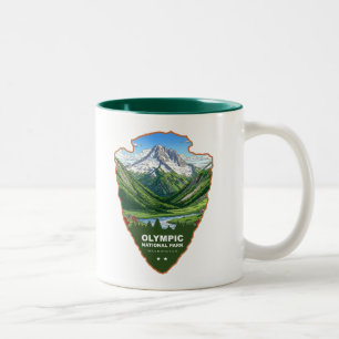 Olympic-Nationalpark Washington Arrowhead Zweifarbige Tasse