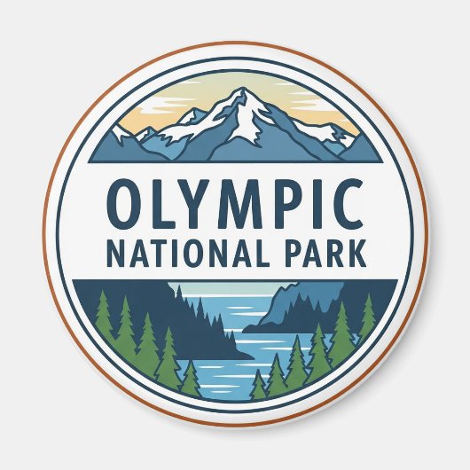 Olympic-Nationalpark Washington Magnet (Vorne)