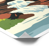Olympic-Nationalpark Washington Poster (Ecke)