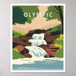 Olympic-Nationalpark Washington Poster