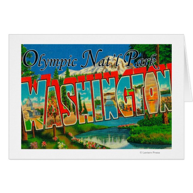 Olympic Nat'l Park, Washington (Vorderseite (Horizontal))