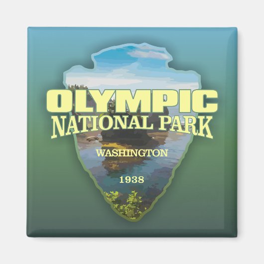 Olympic NP (Arrowhead) Magnet (Vorne)