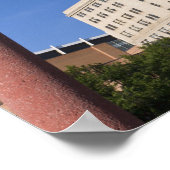 Olympic Plaza und Calgary Tower, Alberta, Kanada Poster (Ecke)