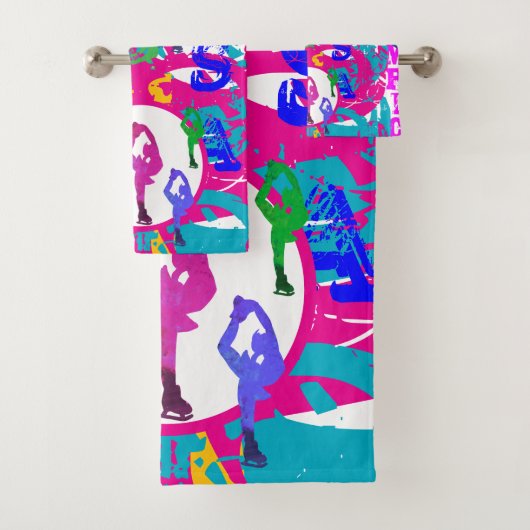 OLYMPIC SKATING  BADHANDTUCH SET (Insitu)