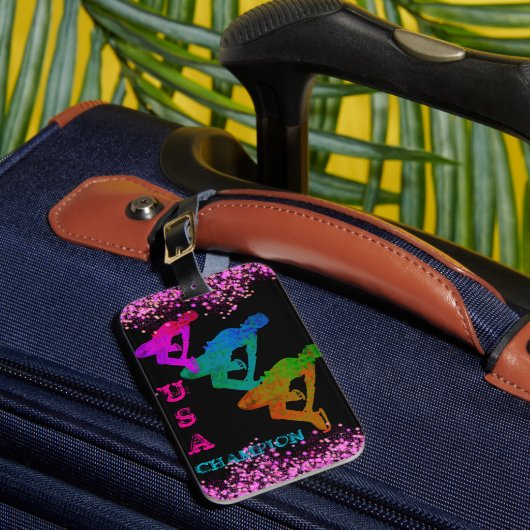 OLYMPIC SKATING GEPÄCKANHÄNGER (Vorderseite Insitu 1)