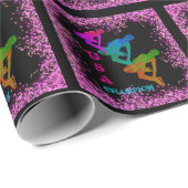 OLYMPIC SKATING  GESCHENKPAPIER (Rolleneckpunkt)