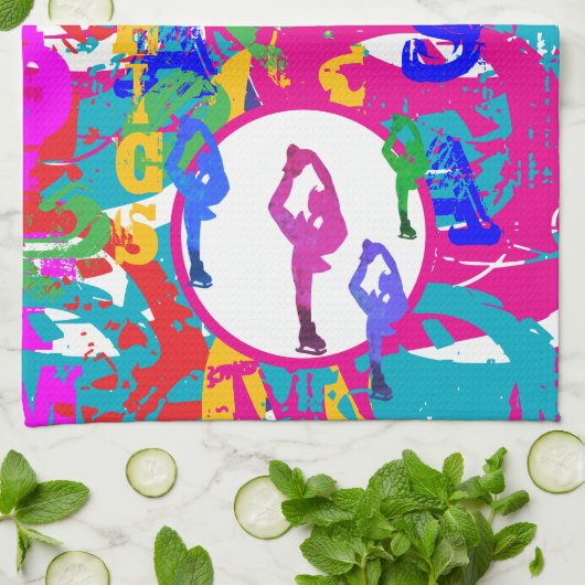 OLYMPIC SKATING GESCHIRRTUCH (Gefaltet)